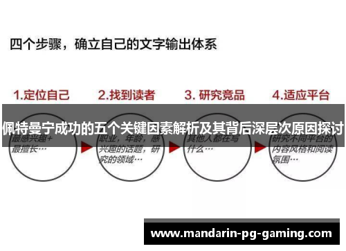 佩特曼宁成功的五个关键因素解析及其背后深层次原因探讨