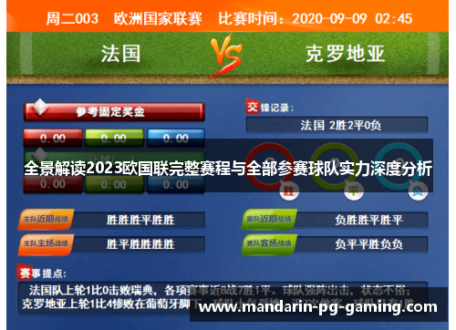 全景解读2023欧国联完整赛程与全部参赛球队实力深度分析